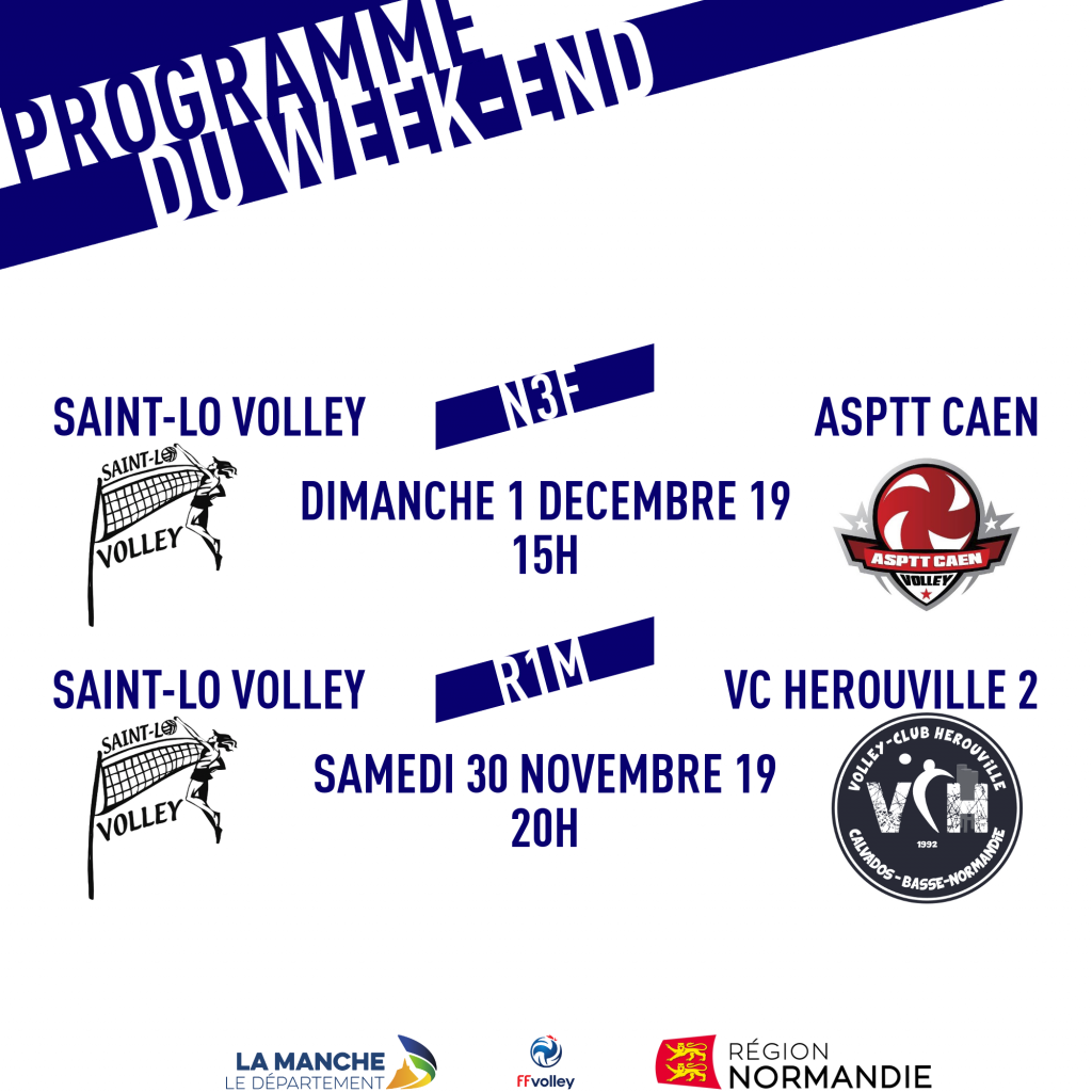 Programme du week-end : 30 novembre-1 décembre